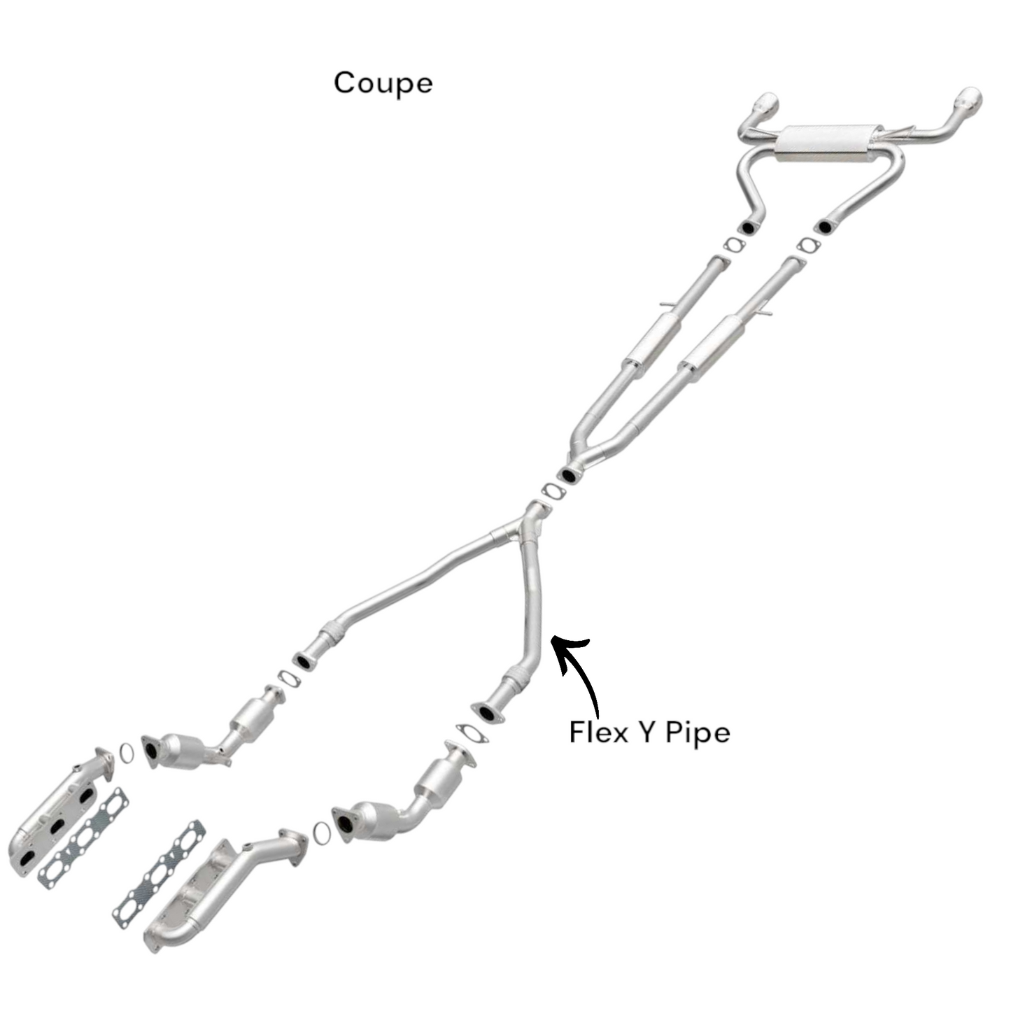 Infiniti G37X 3.7L 2009-2013 Flex Y Pipe