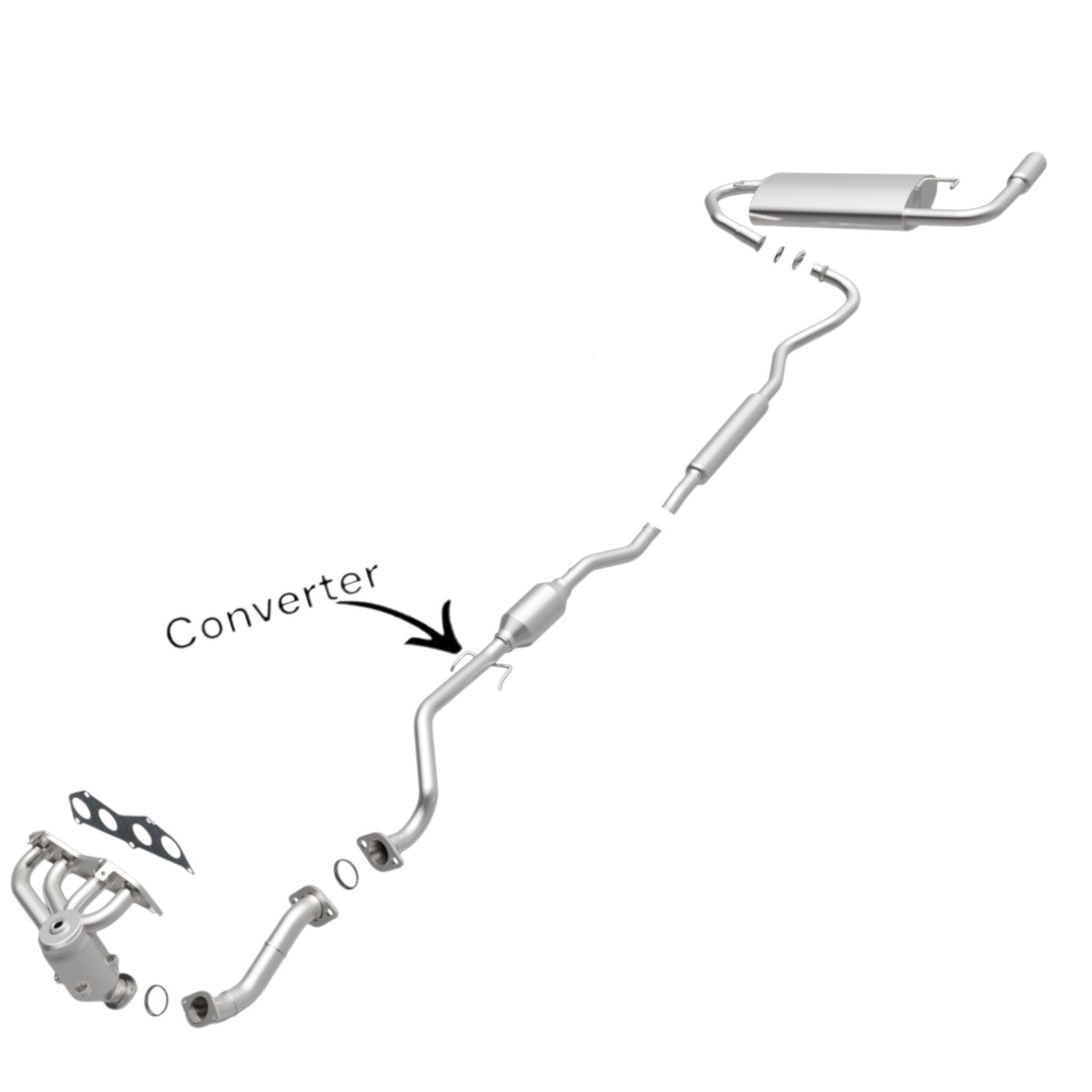Toyota Matrix 1.8L (2003-2006) (AWD) Catalytic Converter