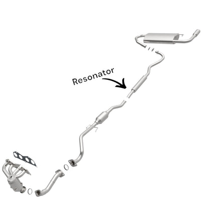 Convertisseur catalytique et résonateur pour Toyota Matrix 1.8L (2003-2006) AWD
