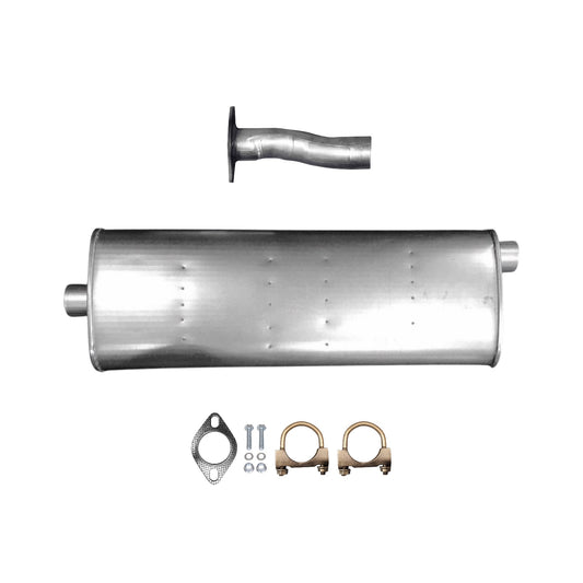 Pontiac Montana 3.4L (2002-2004) (FWD) (112.0" Wheelbase) (Without Sport Package) Axel Pipe & Muffler
