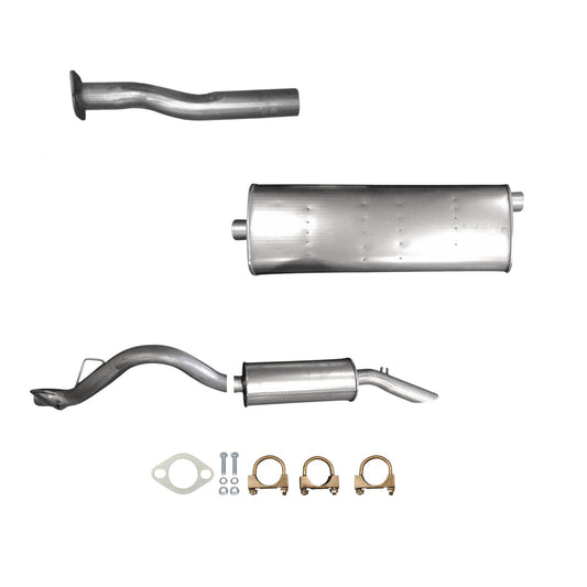 Pontiac Montana 3.9L (2007-2009) (121.0 Wheelbase) (Without Sport Package) Axel Pipe, Muffler And Resonator 