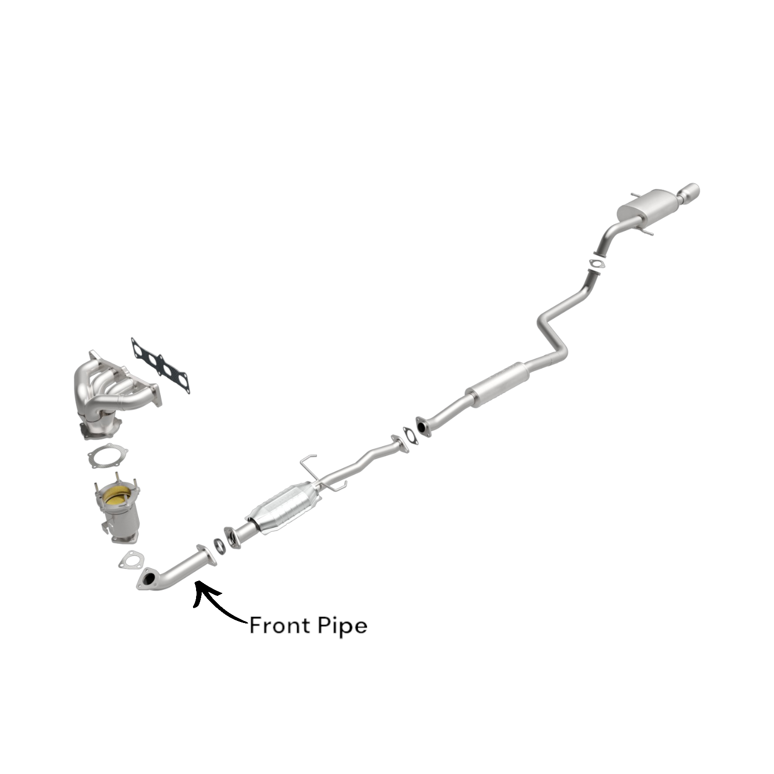 Mazda Protege 1.8L (1999 & 2000) Front Pipe