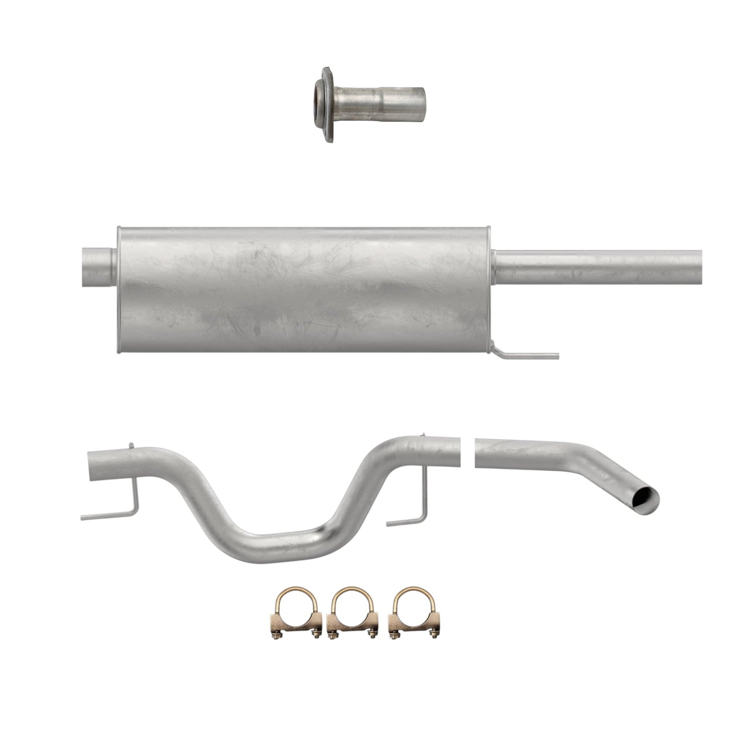 Ford F-150 4.6L (2009-2010) (126.0" Wheelbase) Pipe, Muffler and Tail Pipe