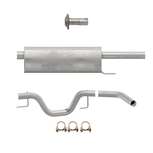 Ford F-150 4.6L (2009-2010) (126.0" Wheelbase) Pipe, Muffler and Tail Pipe
