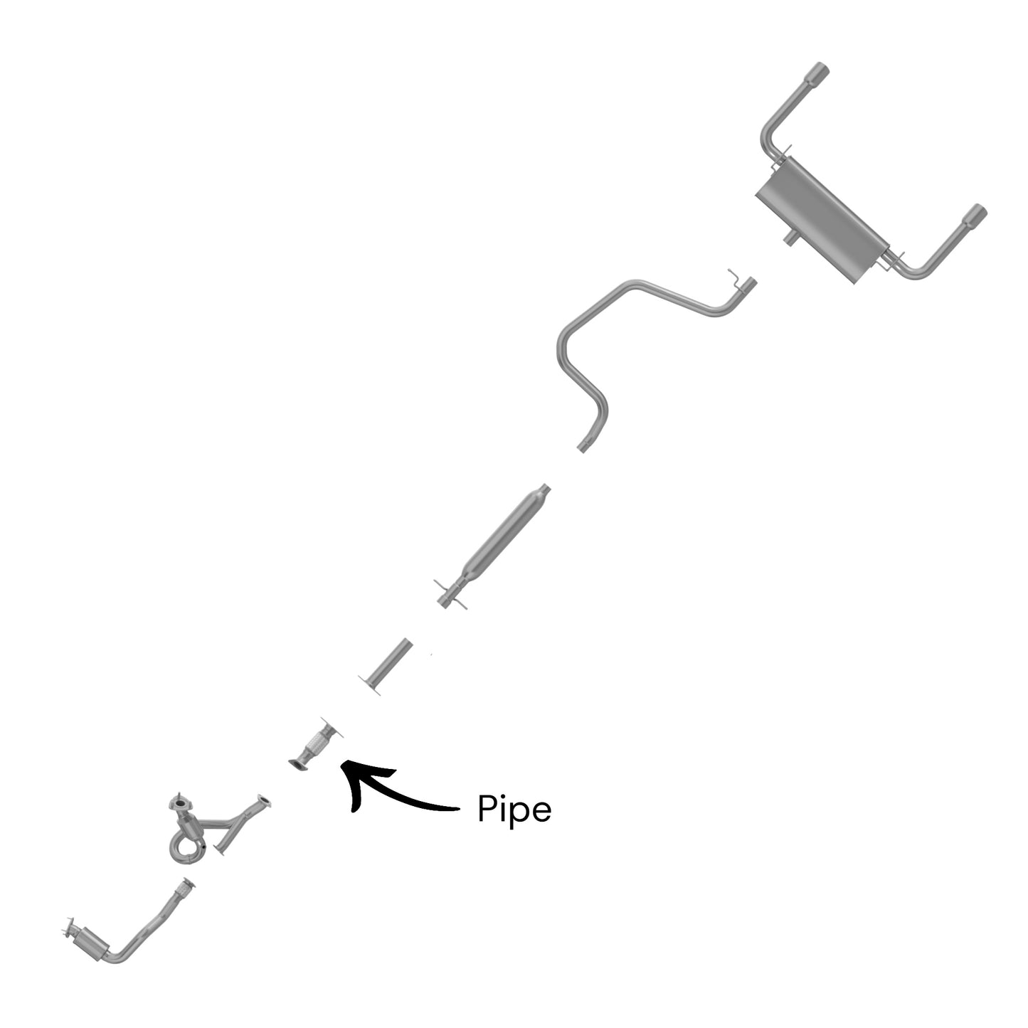 Saturn Aura 3.6L (2008) Flex Pipe