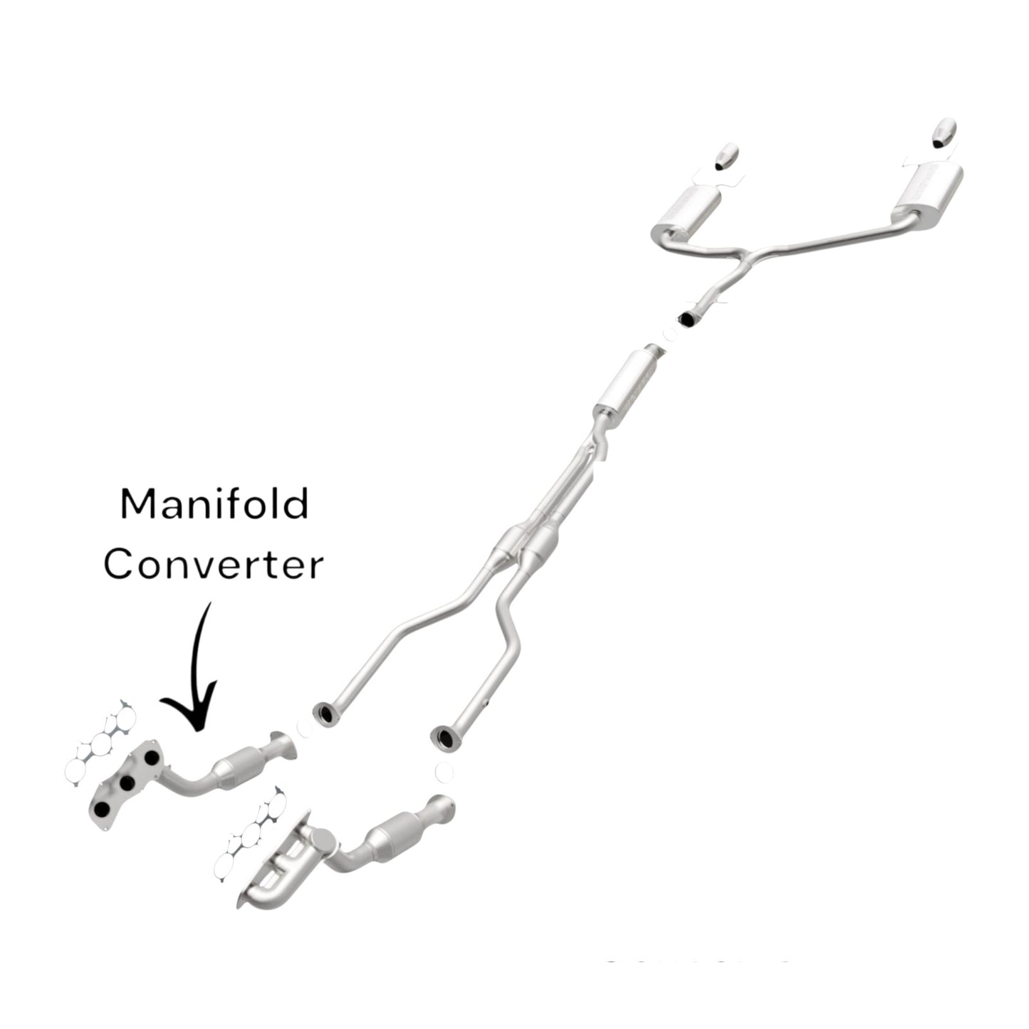 Lexus IS350 3.5L (2006-2012) (RWD)  Right Side Manifold Converter 