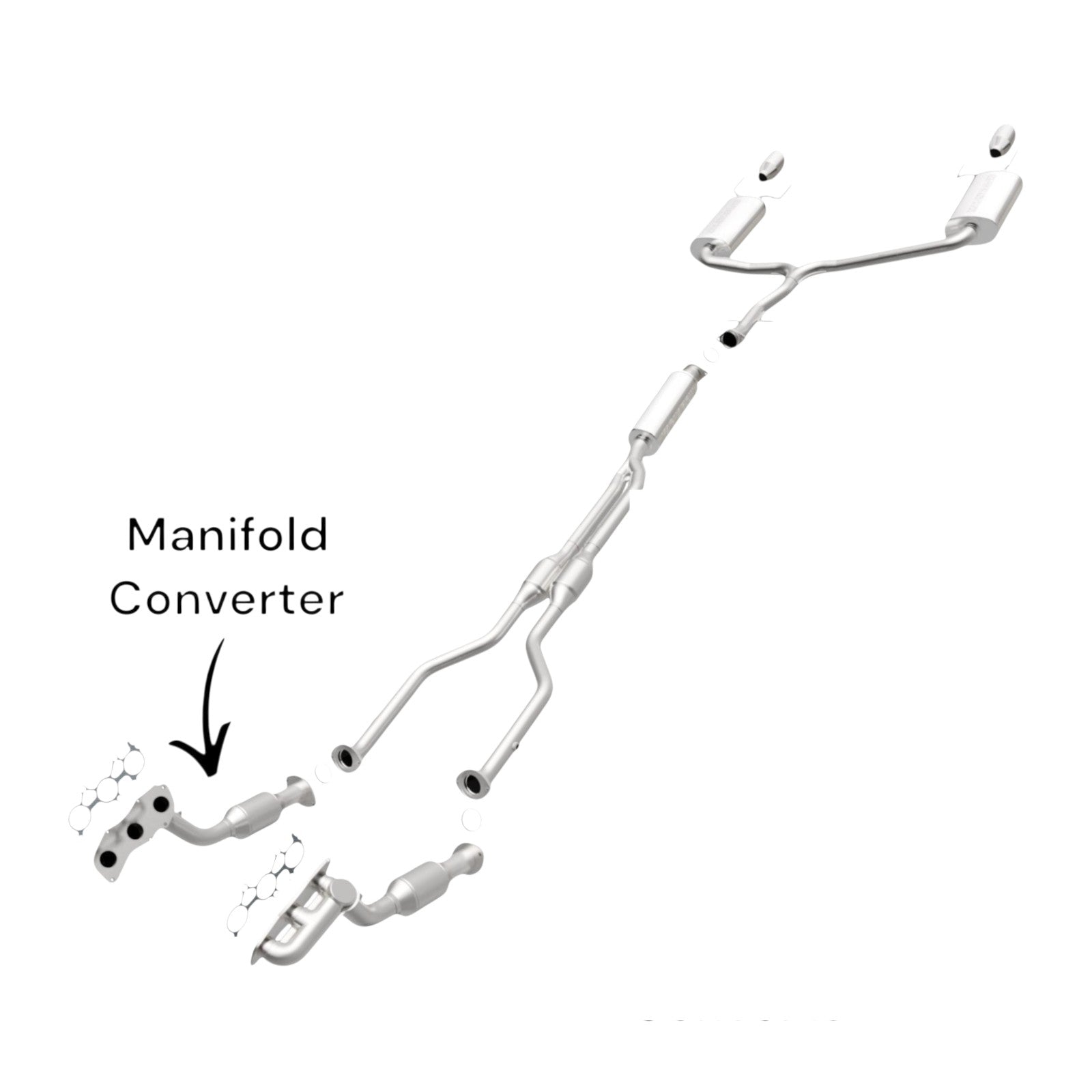 Lexus IS350 3.5L (2006-2012) (RWD)  Right Side Manifold Converter 