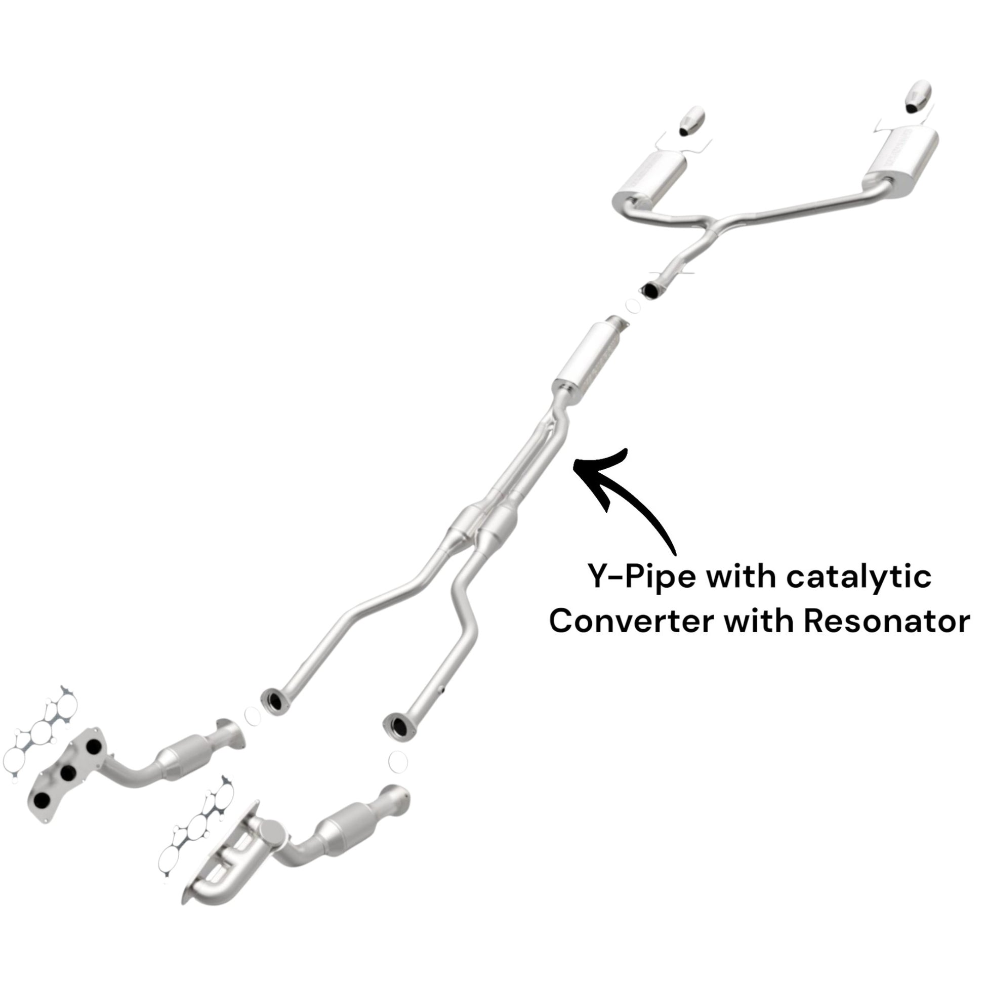 Lexus IS250 2.5L (2006-2012) (RWD Only) Catalytic Converter with Y-Pipe Resonator