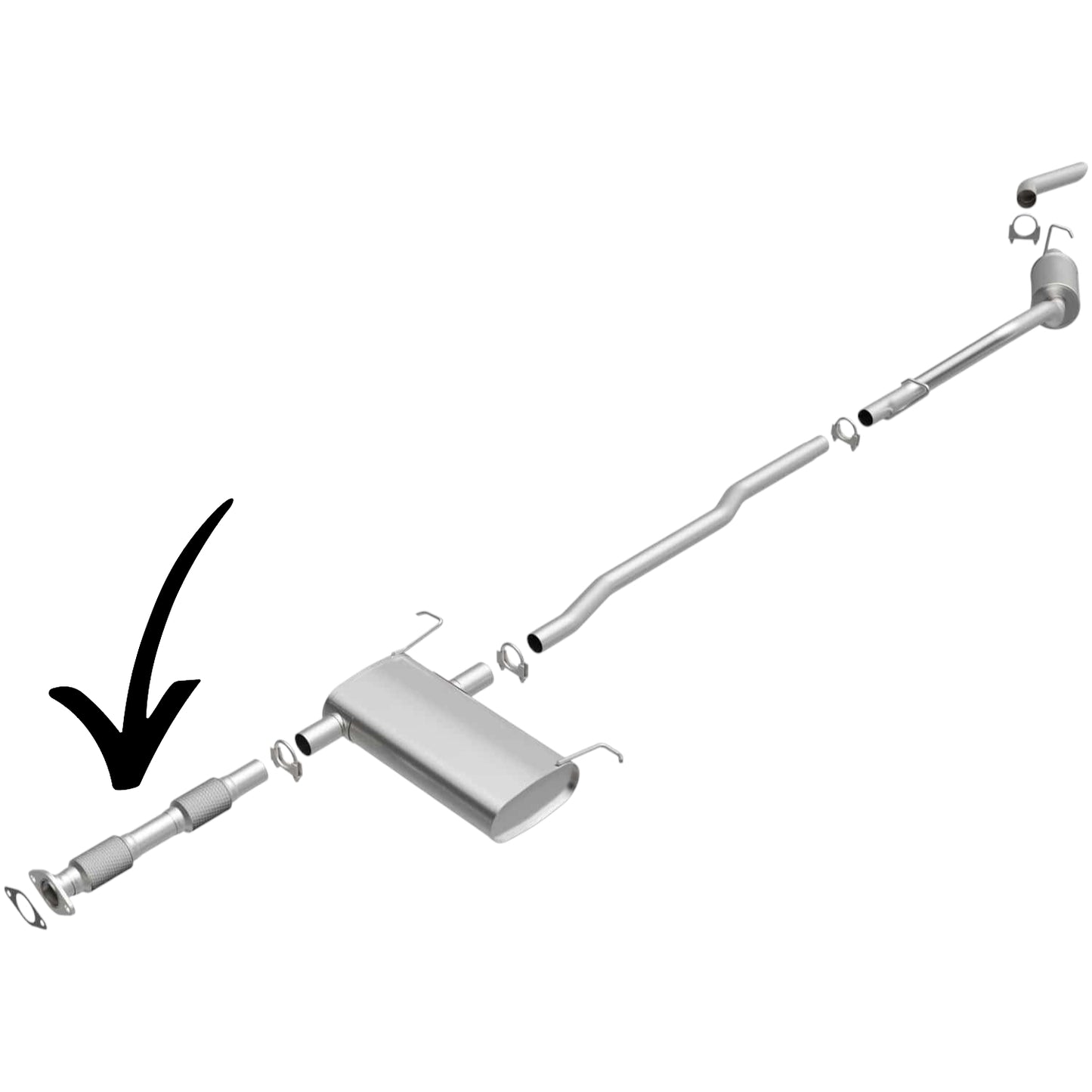 Tuyau flexible avant pour Ford Windstar 3.0L (1995-2000)