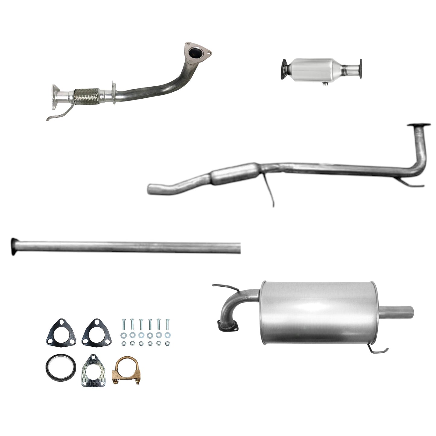 Honda Accord 2.3L (1998-2002) (Sedan) Flex Pipe, Catalytic Converter, Resonator and Muffler