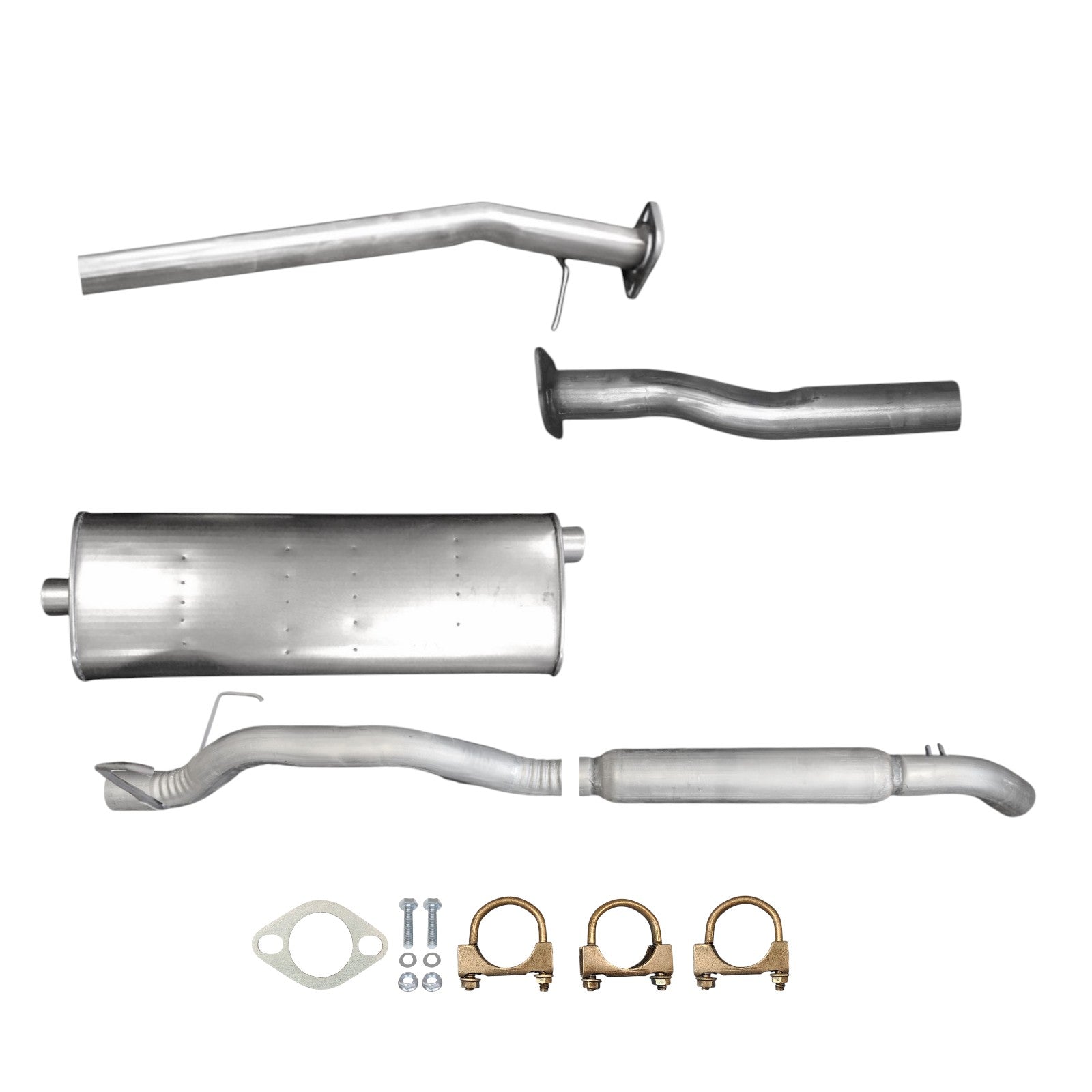 Buick Terraza 3.5L (2005, 2006) (AWD) (Without Sport Package) Axel Pipe, Muffler And Resonator.
