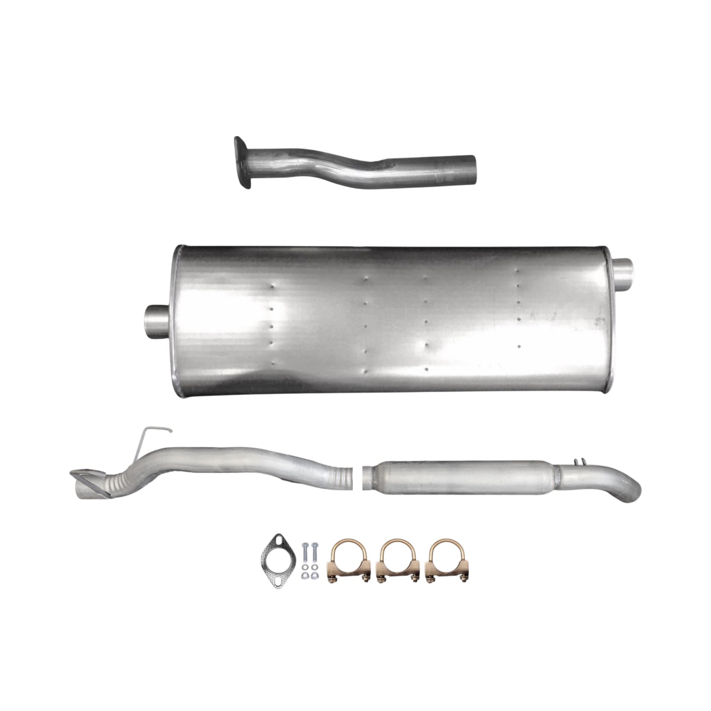 Pontiac Montana 3.9L (2007-2009) (121.0 Wheelbase) (Without Sport Package) Axel Pipe, Muffler And Resonator