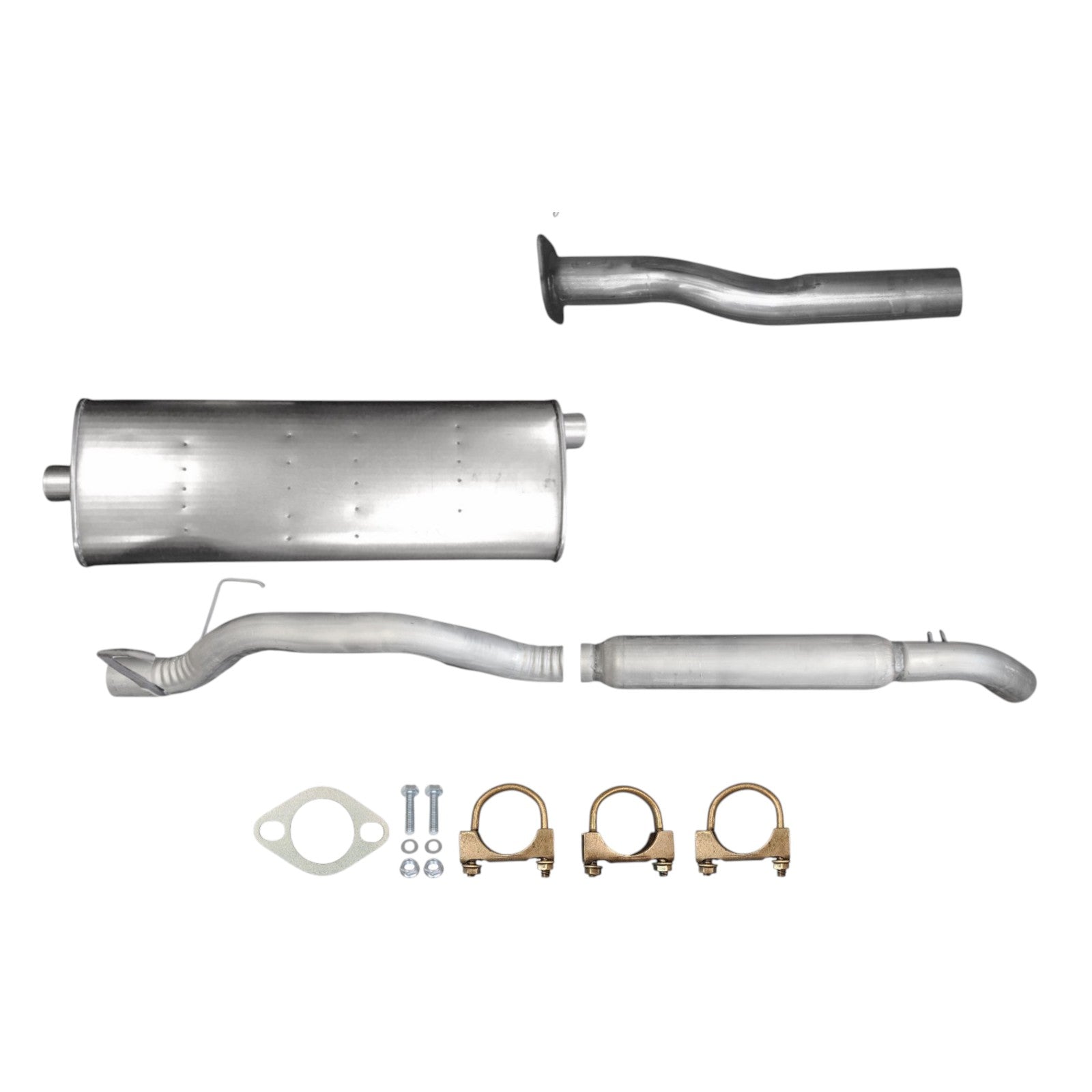 Buick Terraza 3.5L (2005, 2006) (AWD) (Without Sport Package) Axel Pipe, Muffler And Resonator.