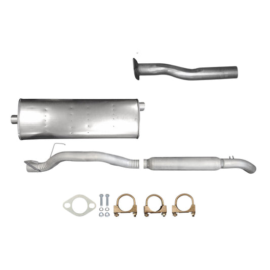 Buick Terraza 3.5L (2005, 2006) (AWD) (Without Sport Package) Axel Pipe, Muffler And Resonator.