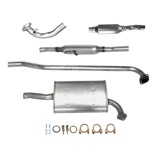 Chevorlet Prizm 1.8L (1998-2002) Front Pipe, Catalytic Converter, Resonator and Muffler
