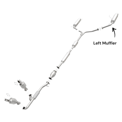 Honda Accord 3.0L (2003-2005) (Sedan) Left side Muffler