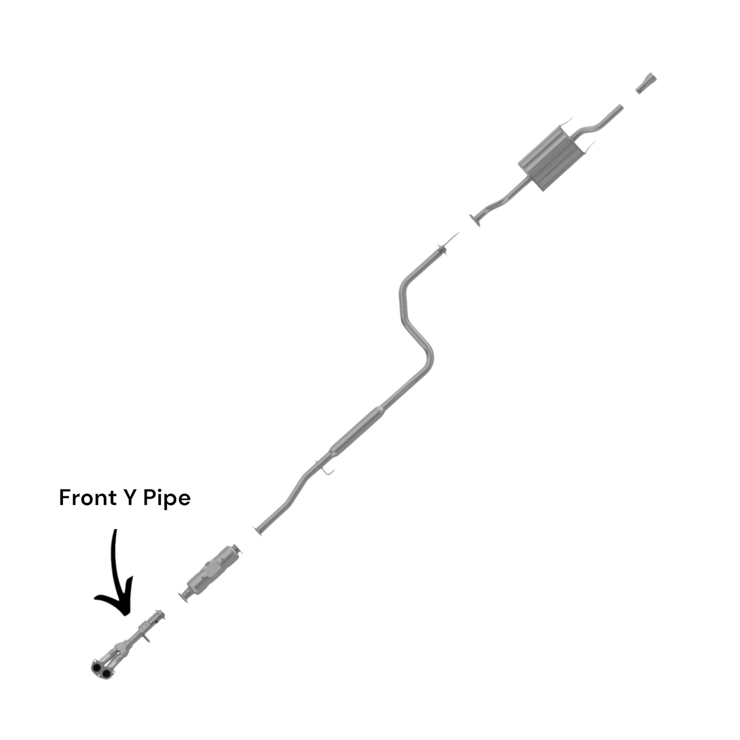 Acura EL 1.6L (1999, 2000) Front Y Pipe