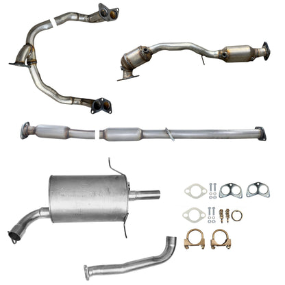 Saab 9-2X 2.5L (2005) Y-Pipe, Catalytic Converter, Resonator and Muffler