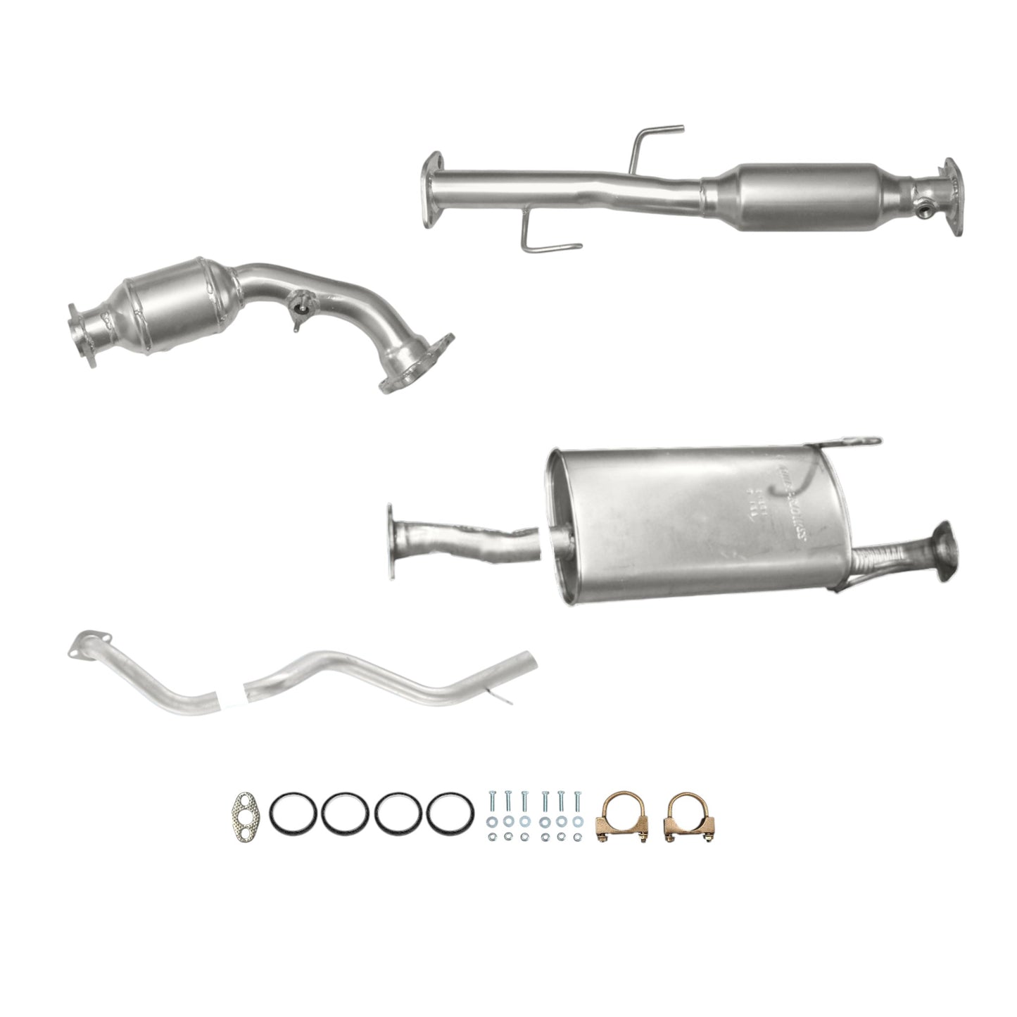 Toyota 4Runner 3.4L (2001-2002) (Federal Emission) Catalytic Converters, Muffler and Tail Pipe