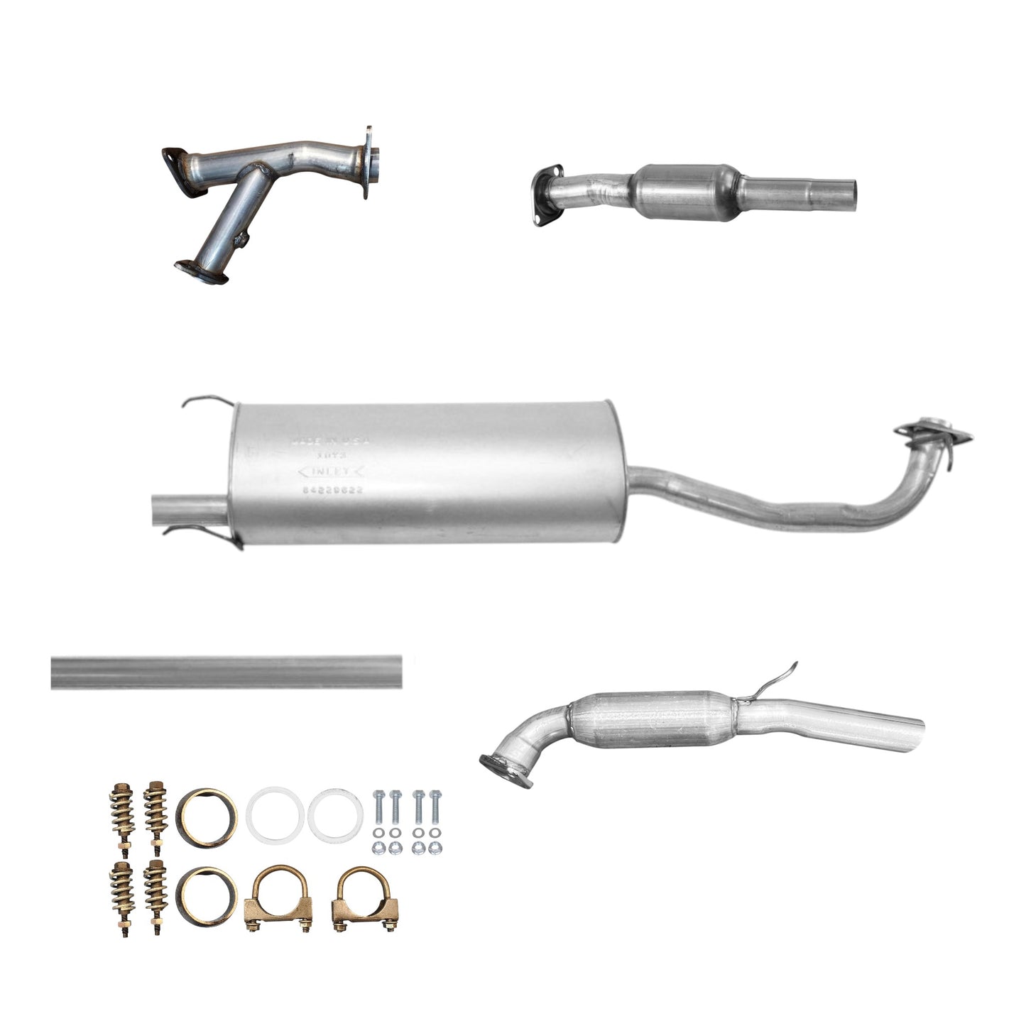 Lexus RX350 3.5L (2007-2009) Y-Pipe, Catalytic Converter, Muffler and Resonator