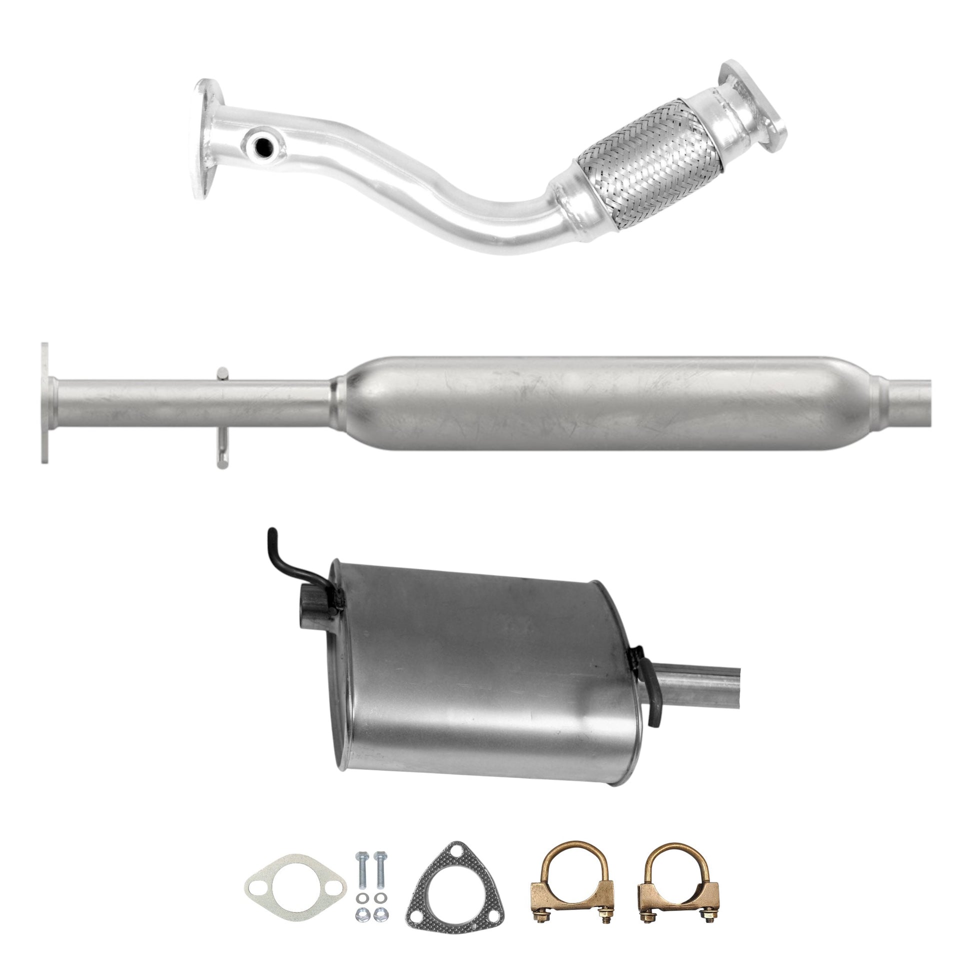 Chevrolet Malibu 2.2L (2004-2008) Flex Pipe, Resonator and Muffler