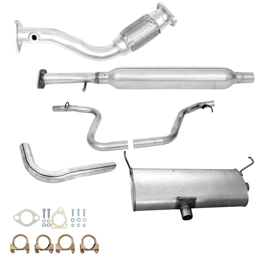 Pontiac G6 2.4L (2006, 2007) Flex Pipe, Resonator, Pipe, Muffler & Tail Pipe