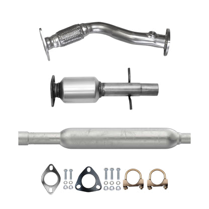 Chevrolet Malibu 2.4L (2009, 2010) (Full Hybrid) (4 Speed) Flex Pipe, Catalytic Converter, Resonator