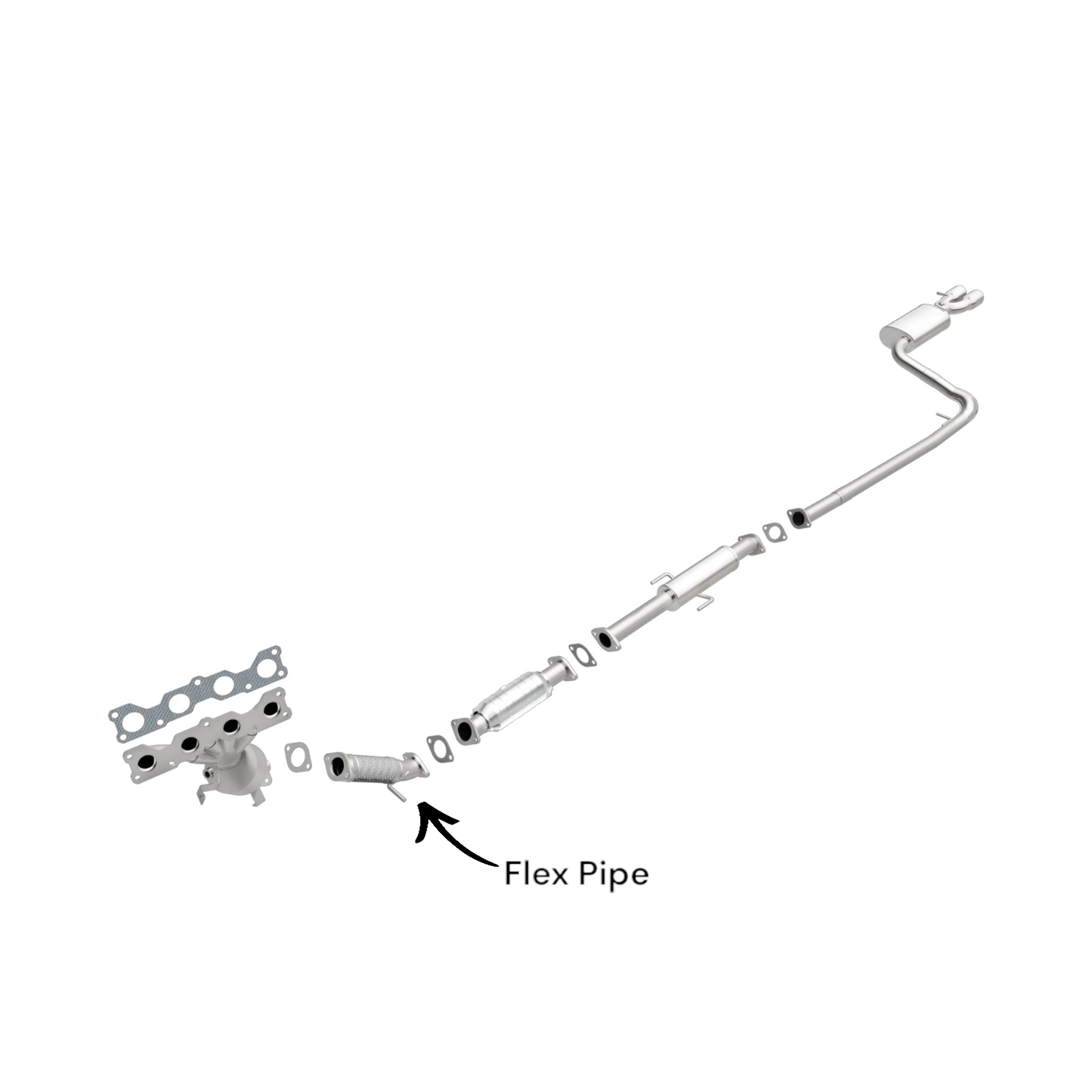Tuyau flexible à montage direct pour KIA Rondo 2.4L (2007, 2008) V4