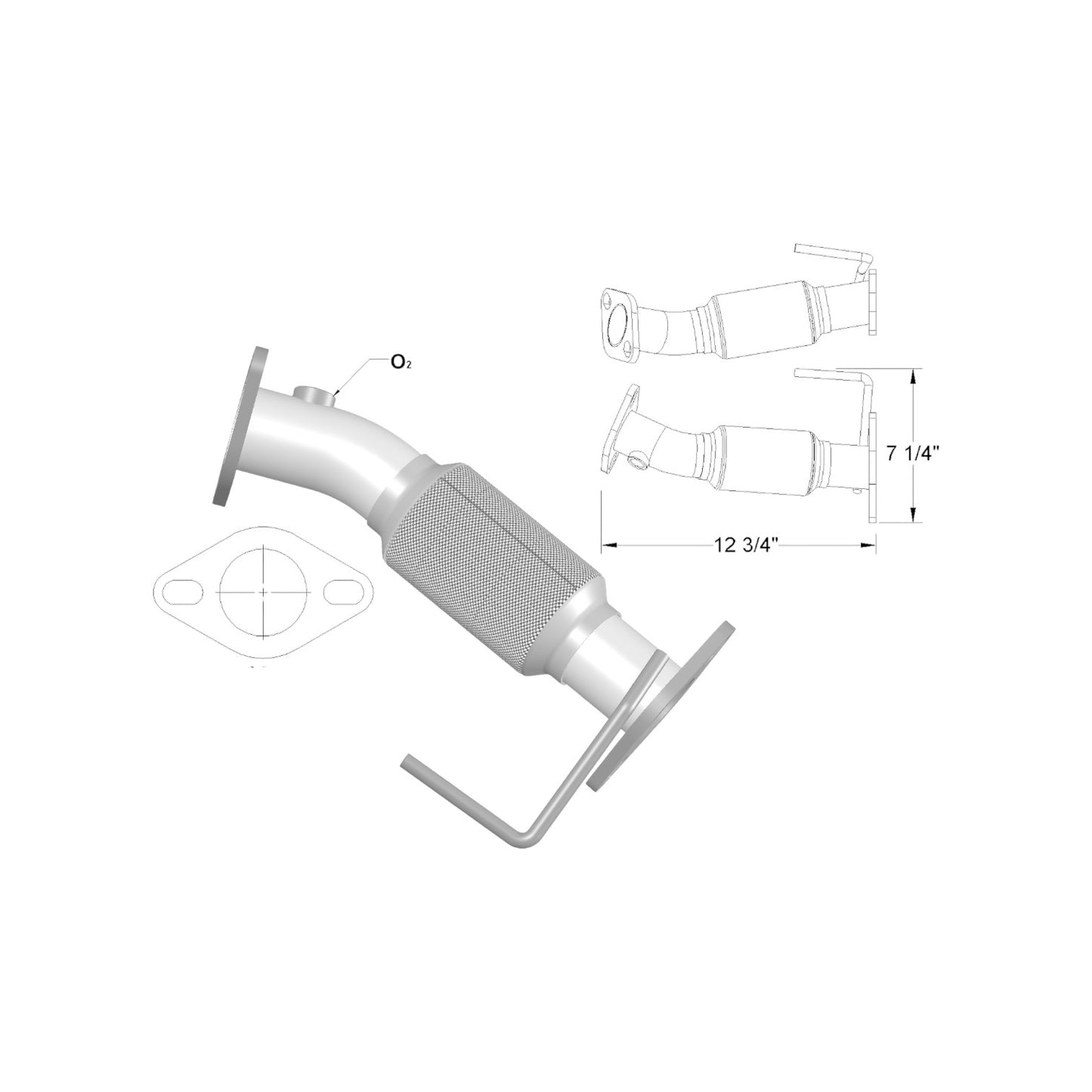 Hyundai Accent 1.6L (2012-2017)  Direct Fit Front Flex Pipe