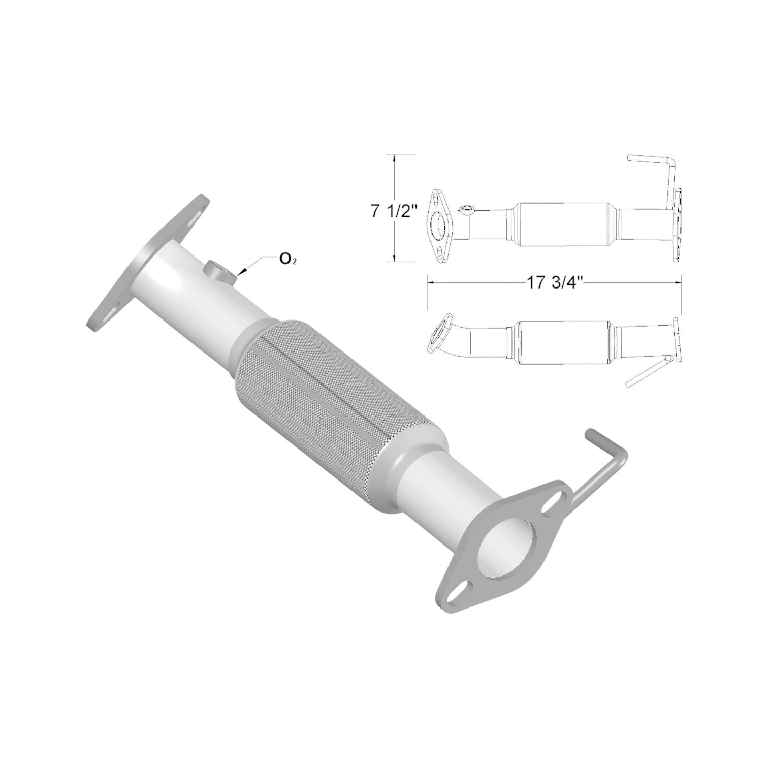 Kia Sportage 2.4L (2011-2016) Front Flex Pipe