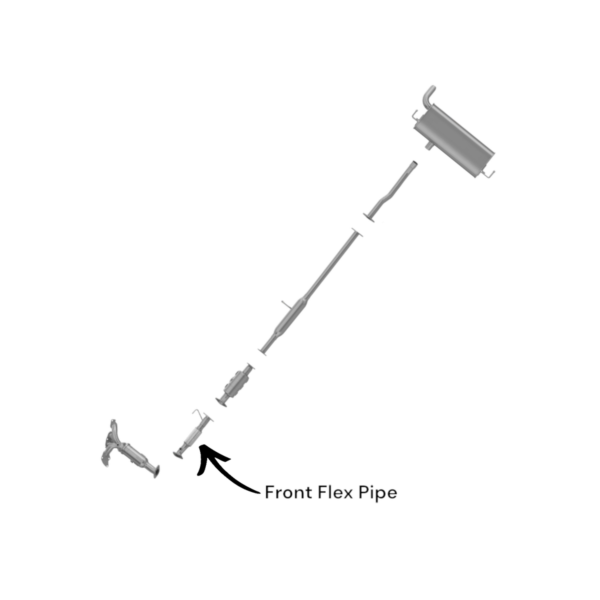 Hyundai Tucson 2.0L (2011-2013) Flex Pipe