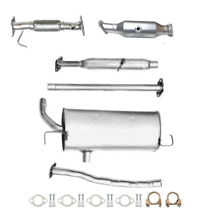 Hyundai Tucson 2.4L (2010-2013) (Federal Emissions System) Flex Pipe, Catalytic Converter, Resonator and Muffler with Axel Pipe