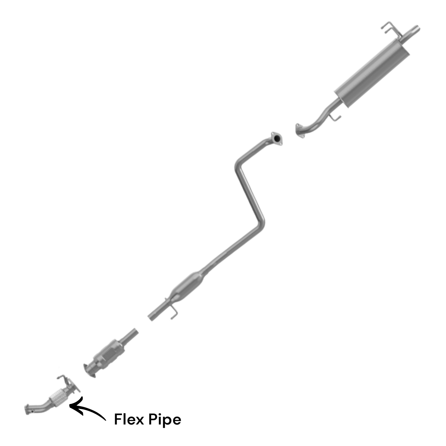 Hyundai Elantra 2.0L (2017-2020) Flex Pipe