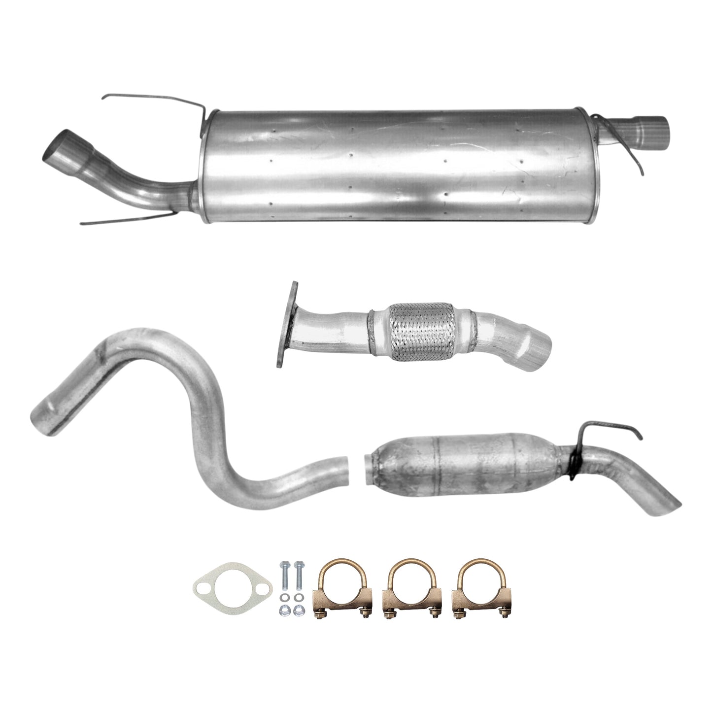 Chrysler Aspen 5.7L (2009) (FHEV) Flex Pipe, Muffler & Resonator
