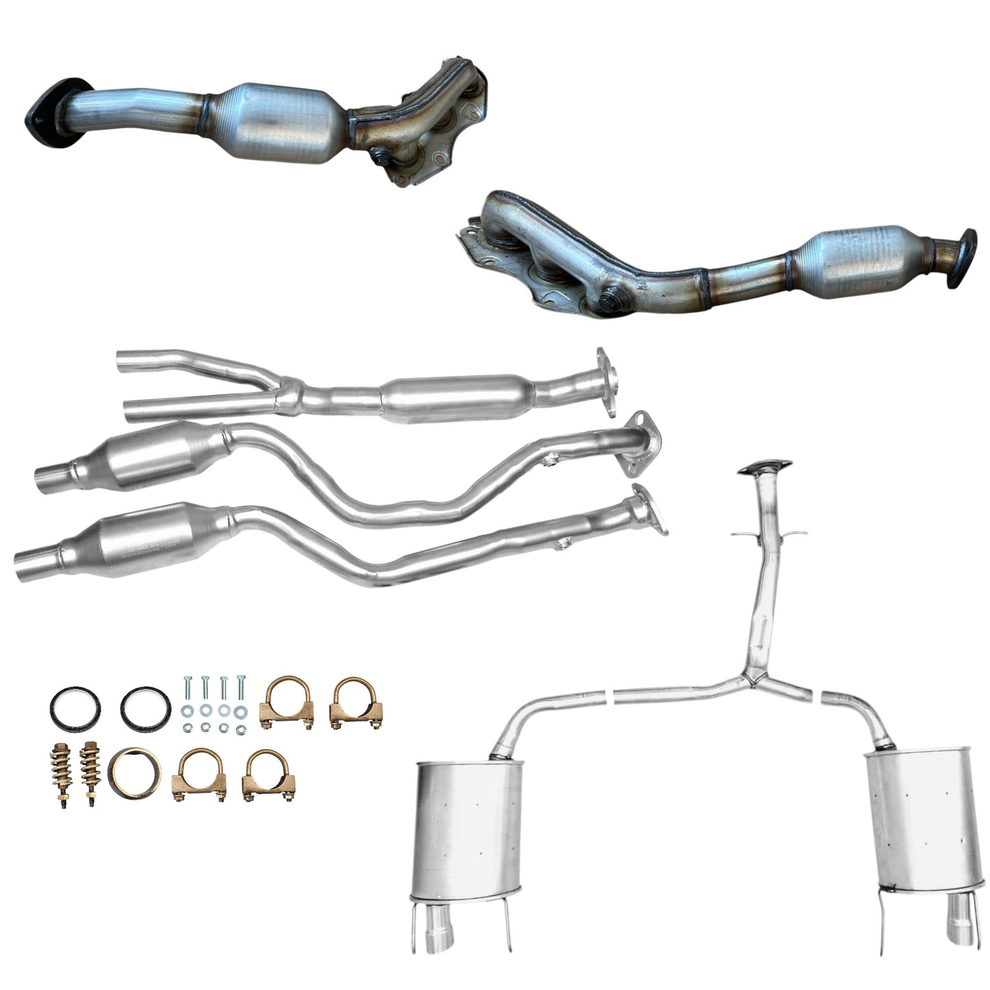 Lexus IS350 3.5L (2006-2012) (RWD Only) Manifold Converter, Catalytic Converter with Resonator and Muffler