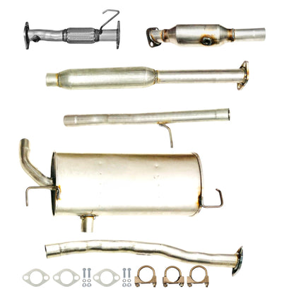 Hyundai Tucson 2.0L (2014-2015) Flex Pipe, Catalytic Converter, Resonator and Muffler with axel pipe