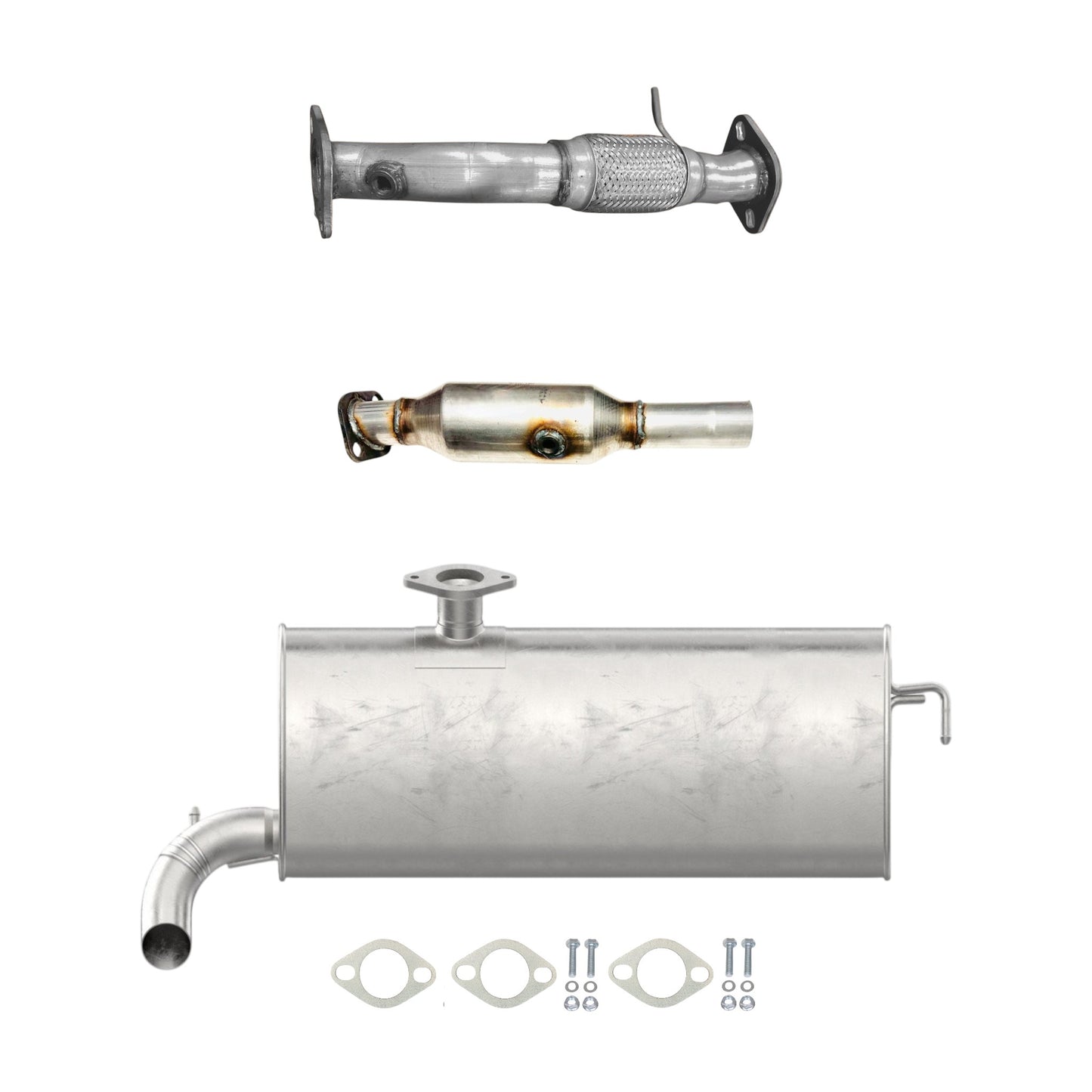 Hyundai Tucson 2.0L (2016-2018) (FWD) Flex Pipe, Catalytic Converter and Muffler