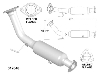Acura RSX 2.0L (2002-2006) Catalytic Converter