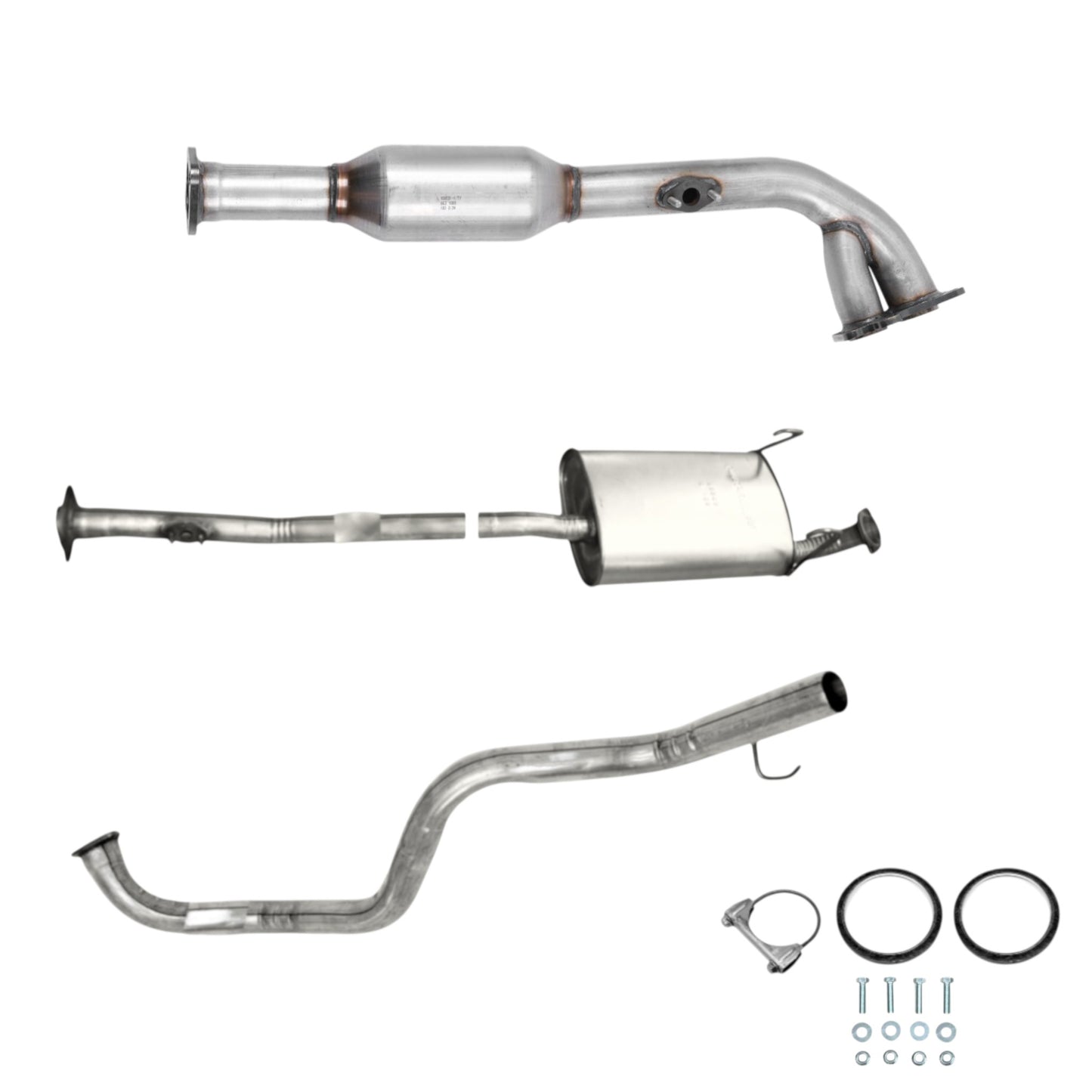 Toyota 4Runner 3.4L (1996-2000) (Federal Emission) Converter and Muffler with Tail pipe