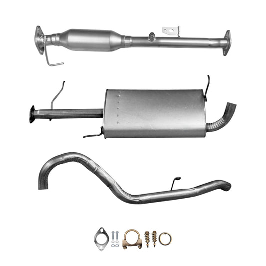 Chevrolet Tracker 1.6L (1999, 2000) Catalytic Converter & Muffler With Tail Pipe