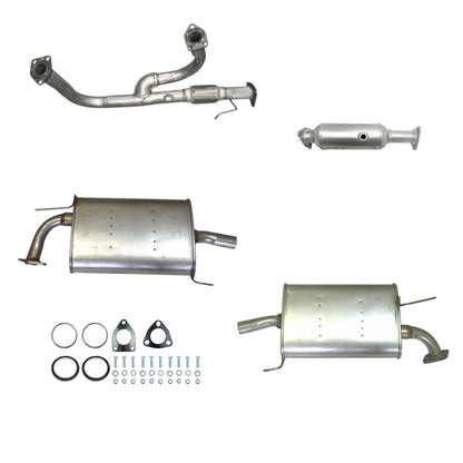 Acura TL 3.2L (1999-2003) Y Flex Pipe, Catalytic Converter and Both Side Mufflers
