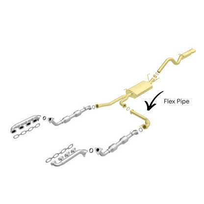 Tuyau flexible pour Lexus LX470 4.7L (1998-2007)