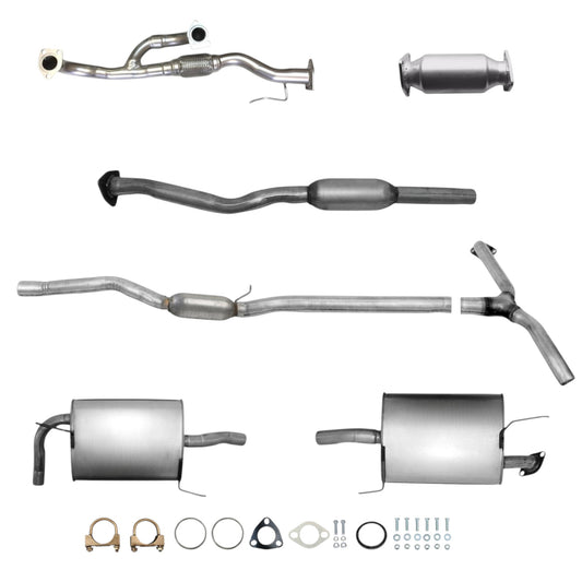 Honda Accord 3.0L (2006-2007) (4-Door) (FULL HYBRID) Flex Pipe, Catalytic Converter, Resonator, Resonator with Y-Pipe and Both Side Mufflers