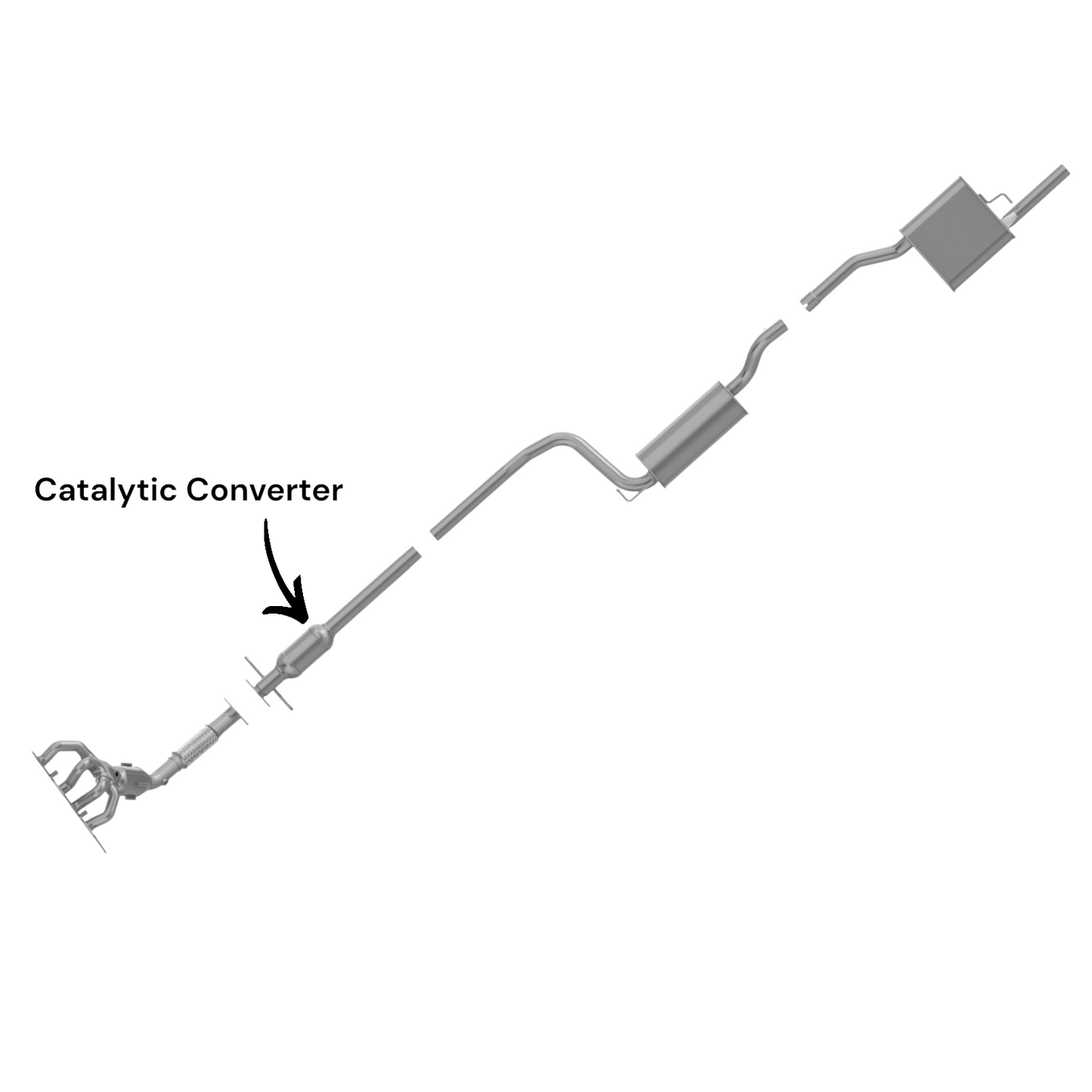 Ford Focus 2.3L (2003-2007) Catalytic Converter