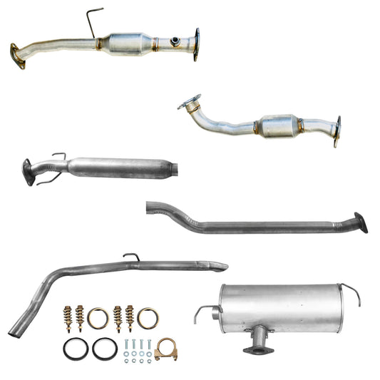 Toyota Sienna 2.7L (2011-2013) (FWD Only) Catalytic Converters, Resonator and Muffler with Tail Pipe