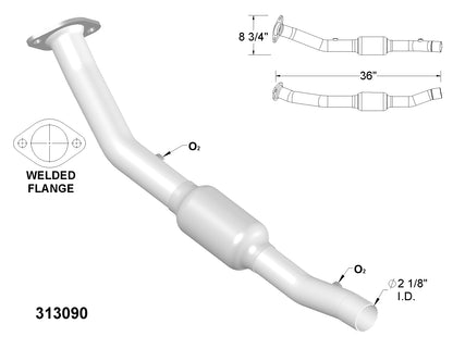 Convertisseur catalytique pour Toyota Celica GT 1.8L (2000-2005) V4