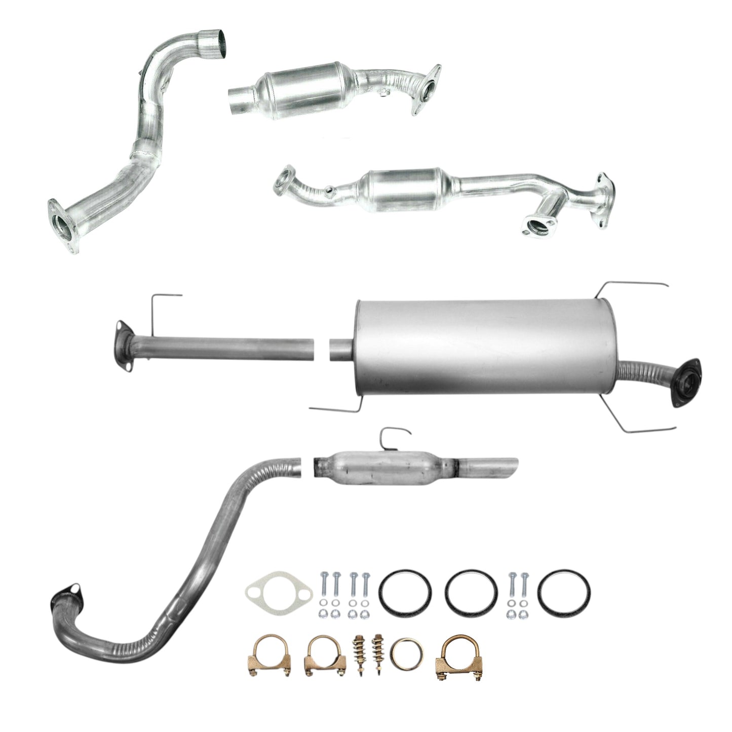 Lexus GX470 4.7L (2005-2009) Catalytic Converters, Muffler and Resonator