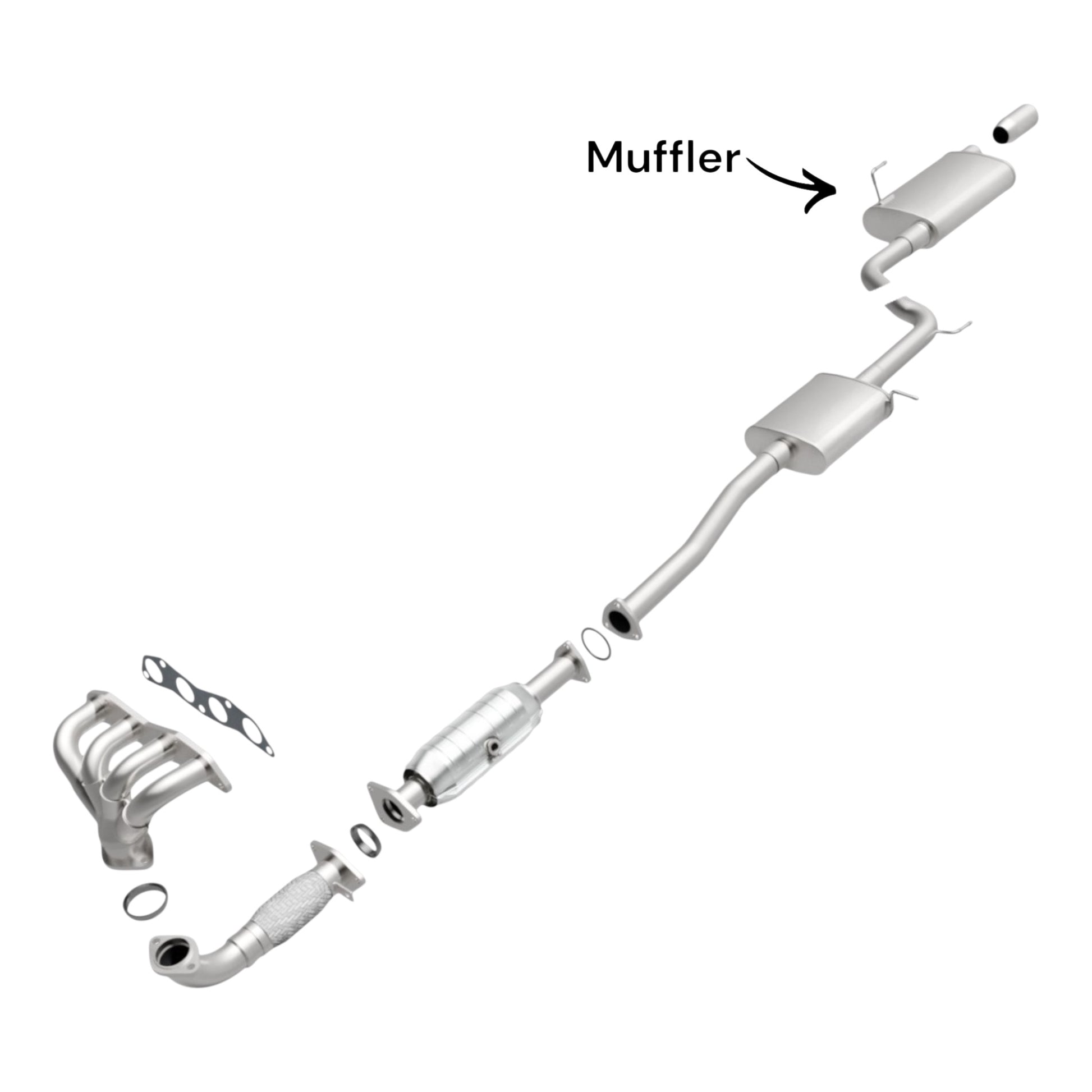 Honda Accord 2.4L (Coupe) (2003-2007) Muffler