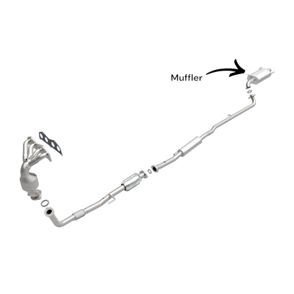 Toyota Camry 2.4L (2007-2009) (Non-Hybrid) Muffler