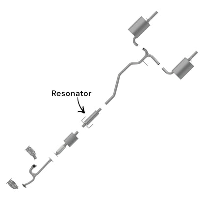 Lincoln MKZ 3.5L (2007-2012) (FWD) Resonator Only